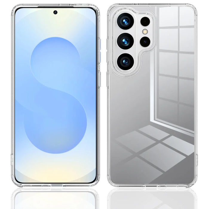For Samsung Galaxy S26 Ultra Clear Phone Case TPU+Acrylic Shockproof Phone Back Cover - Clear - 1