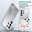 For Samsung Galaxy S26 Ultra Clear Phone Case TPU+Acrylic Shockproof Phone Back Cover - Clear - 4