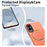 For Samsung Galaxy S25 Edge Magnetic Case Rotating Kickstand TPU + PC Phone Cover - Orange - 5