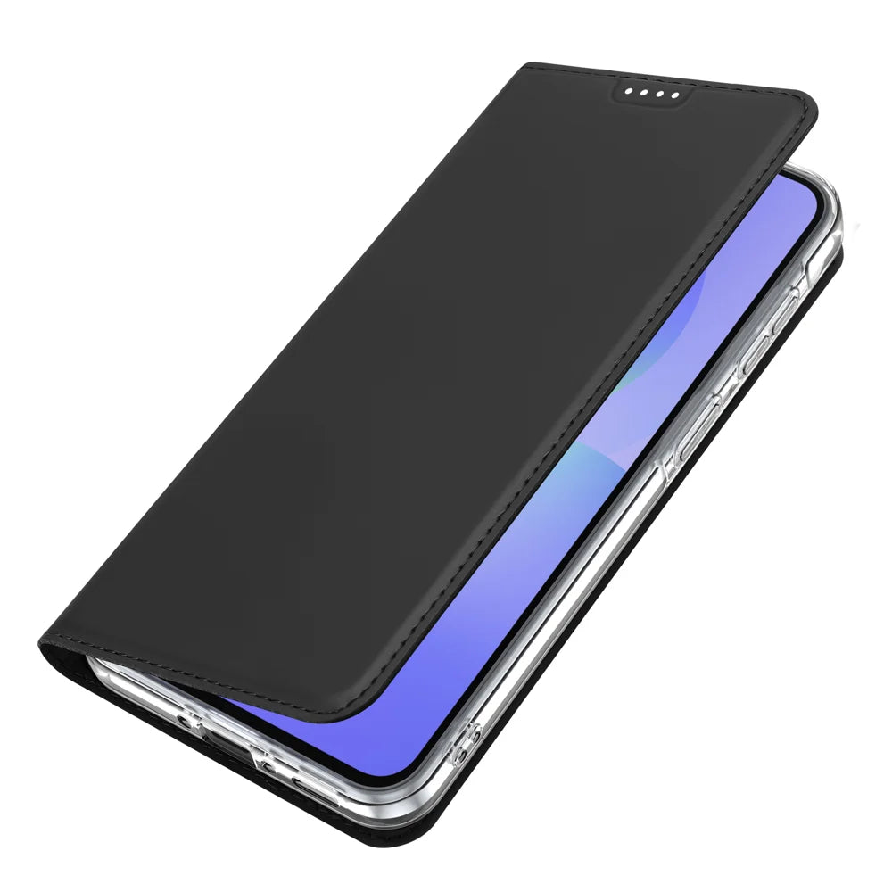 DUX DUCIS For Samsung Galaxy A37 5G Case  Skin Pro Series Leather Stand Cover Card Holder - Black - 4