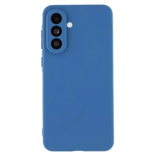 WANLONFENG For Samsung Galaxy A56 5G Case  ZB Series Precise Cutouts Straight Edge TPU Phone Cover with Tempered Glass Film - Sapphire - 2