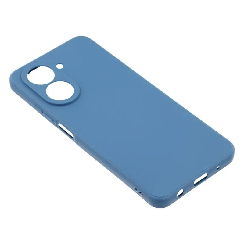 WANLONFENG For Xiaomi Redmi A5 4G (171.7mm) Case  ZB Series Precise Cutouts Straight Edge TPU Phone Cover with Tempered Glass Film - Sapphire - 5