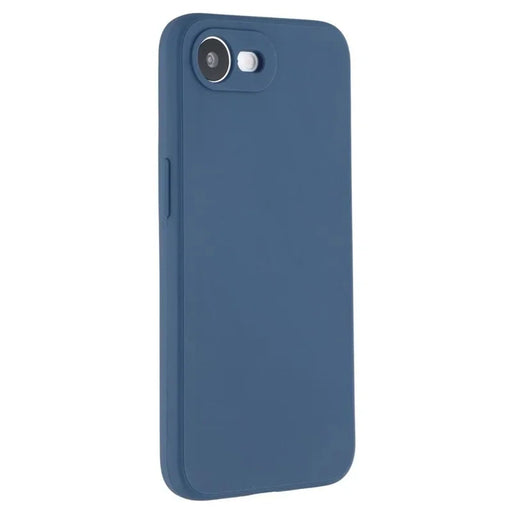 WANLONFENG For iPhone 17e / 16e Case  ZB Series Precise Cutouts Straight Edge TPU Phone Cover with Tempered Glass Film - Sapphire - 2
