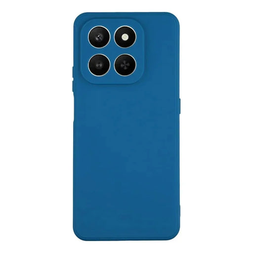 WANLONFENG For Honor 400 Smart 4G / Honor X7d 4G / Honor 400 Smart 5G Case  ZB Series Precise Cutouts Straight Edge TPU Phone Cover with Tempered Glass Film - Sapphire - 2