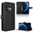 For Realme GT 8 5G Leather Wallet Case with Strap Diamond Texture Phone Cover - Black - 1