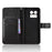 For Realme GT 8 5G Leather Wallet Case with Strap Diamond Texture Phone Cover - Black - 5