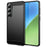 For Samsung Galaxy S26+ Case Protective Phone Cover Carbon Fiber Texture Brushed - Black - 1