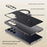 For Samsung Galaxy S25 Ultra Magnetic Case Kickstand Electroplated PC PU Leather Cooling Phone Back Cover - Orange - 7