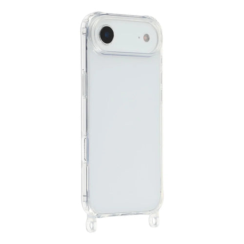 For iPhone Air Case PC+TPU 1.5mm Clear Phone Cover with Lanyard Holes - 1