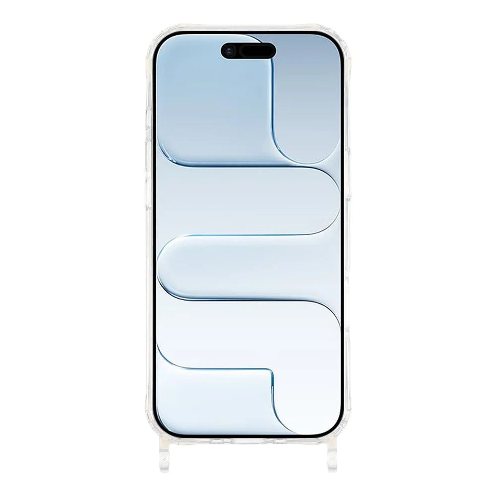 For iPhone Air Case PC+TPU 1.5mm Clear Phone Cover with Lanyard Holes - 2