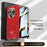 For Huawei Mate X6 Case Horse Pattern Hinge Protection Hard PC Phone Cover with Front Screen Protector - 3