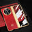 For Huawei Mate X3 4G Case Horse Pattern Hinge Protection Hard PC Phone Cover with Front Screen Protector - 5