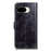 For Google Pixel 10a Case Wallet Leather Phone Cover Crazy Horse Texture - Black - 6