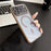 For iPhone 17 Pro Max Hybrid Case Compatible with MagSafe TPU + Acrylic Phone Shell Built-In AI Photo Button - Brown - 1