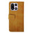 IDEWEI For OnePlus 15 5G Case Leather Wallet Phone Cover Stand Calf Texture - Brown - 5