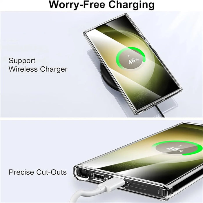For Samsung Galaxy S26 Ultra Magnetic Phone Case TPU + PC Clear Back Cover - 6
