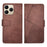 IDEWEI For Realme 15T 5G Case Leather Wallet Phone Cover Stand Calf Texture - Coffee - 1