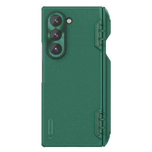 NILLKIN Super Frosted Shield Fold for Samsung Galaxy Z Fold6 5G Case PC Matte Phone Cover with Pen Slot - Green - 2