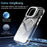 For iPhone 17 Pro Max Case MagSafe-Compatible Gradient Glitter Shockproof Phone Cover - White - 6
