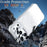 For iPhone 17 Pro Max Case MagSafe-Compatible Gradient Glitter Shockproof Phone Cover - White - 7