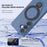 For Samsung Galaxy S26 Kickstand Case Drop Proof TPU Phone Cover Support Magnetic Car Mount - Blue - 5