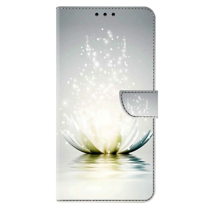 For Samsung Galaxy A37 5G Case 3D Pattern PU Leather Wallet Phone Cover with Stand - Lotus - 5