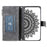 For Samsung Galaxy S20 FE 4G  /  5G  /  S20 FE 2022  /  S20 Lite Zipper Pocket Phone Case, Anti-fall Mandala Flower Imprinted PU Leather Stand Cover Multiple Card Slots Wallet - Grey - 2