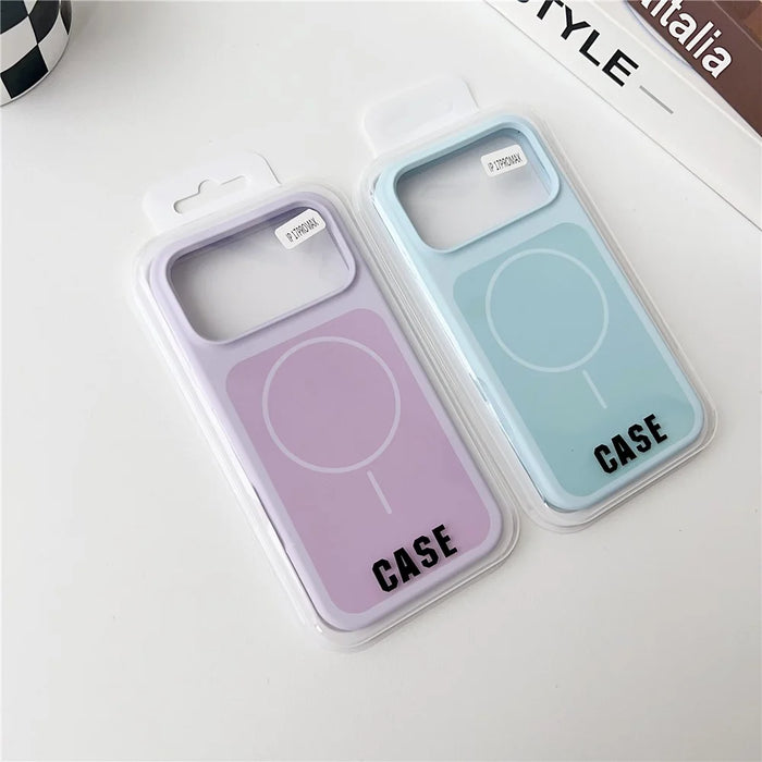 For iPhone 17 Pro Case Compatible with MagSafe Shockproof Silicone Phone Back Cover - Blue - 4