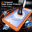 For Samsung Galaxy S26 Ultra Magnetic Case PC + TPU Phone Cover with Tempered Glass Screen Film - Orange - 2
