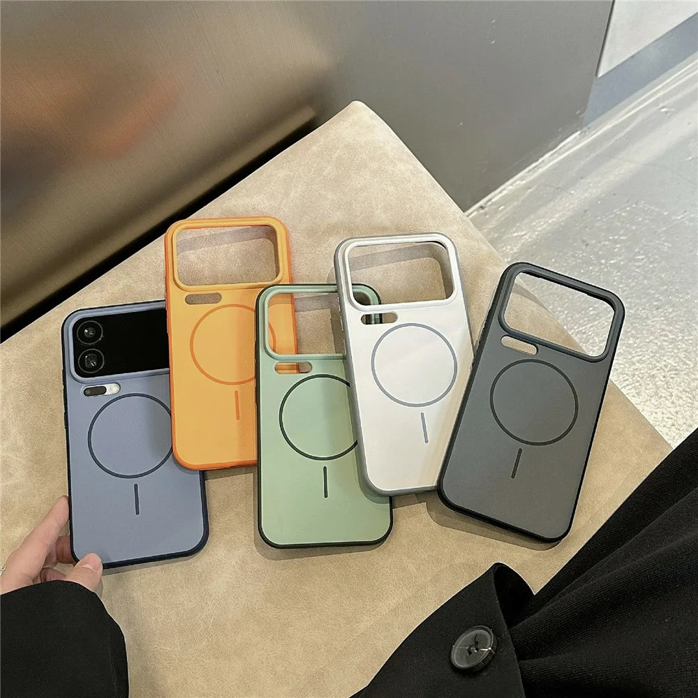 For Xiaomi 17 Pro Max Magnetic Case Skin-touch TPU + PC Shockproof Phone Cover with Tempered Glass Magnetic Case - Matcha Green - 5