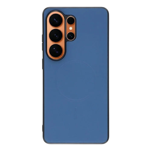X-LEVEL For Samsung Galaxy S26 Ultra Magnetic Case PC + TPU + PU Phone Back Cover - Blue - 1