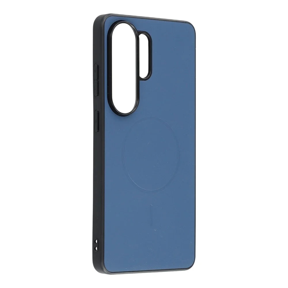 X-LEVEL For Samsung Galaxy S26 Ultra Magnetic Case PC + TPU + PU Phone Back Cover - Blue - 3