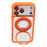 KIGC For iPhone 17 Pro Max Rotating Kickstand Case TPU PC Anti Drop Phone Cover with Lens Protector - Orange - 4