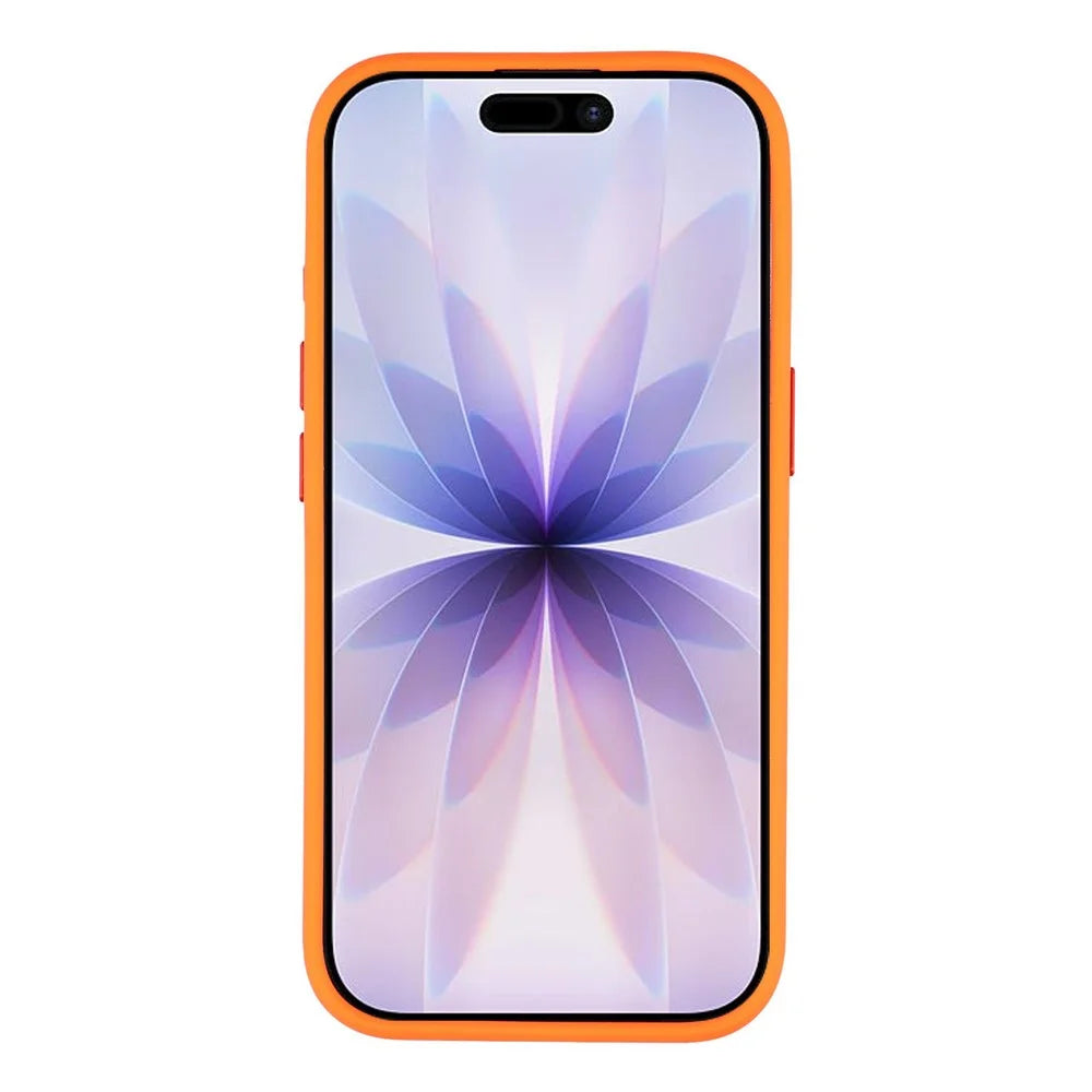 KIGC For iPhone 17 Rotating Kickstand Case TPU PC Anti Drop Phone Cover with Lens Protector - Orange - 2