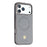 KIGC For iPhone 17 Pro Case Compatible with MagSafe PC + TPU + PU Electroplating Phone Cover - Grey - 1