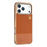 KIGC For iPhone 17 Pro Max Case PC + TPU + PU Electroplating Phone Cover - Titanium Gold - 1