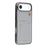 KIGC For iPhone Air Case Leather + PC + TPU Electroplating Phone Cover with Card Holder - Grey - 1
