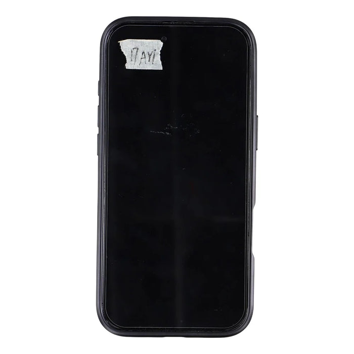 KIGC For iPhone Air Case Leather + PC + TPU Electroplating Phone Cover with Card Holder - Grey - 2