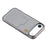 KIGC For iPhone Air Case Leather + PC + TPU Electroplating Phone Cover with Card Holder - Grey - 5