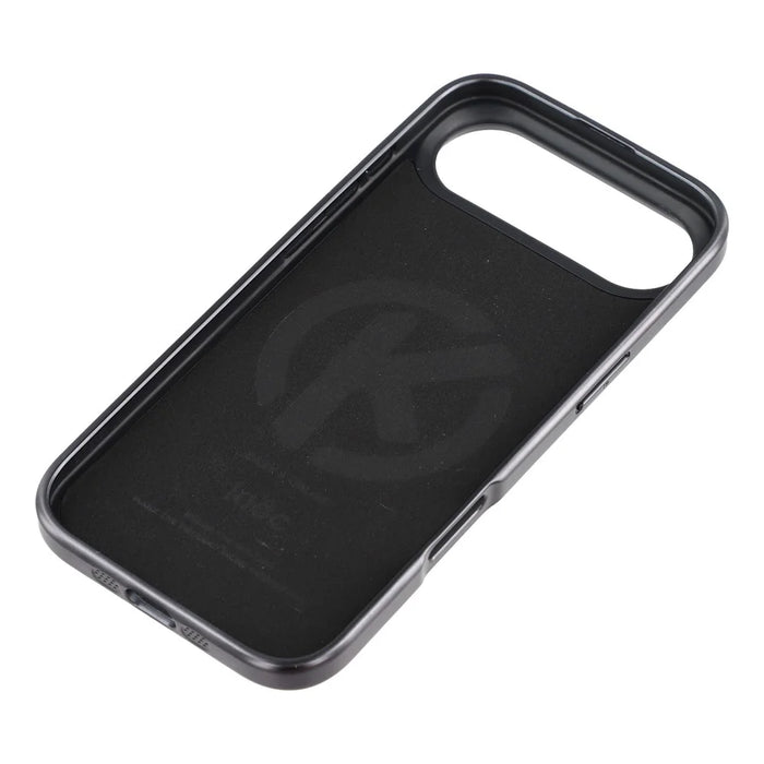 KIGC For iPhone Air Case Leather + PC + TPU Electroplating Phone Cover with Card Holder - Grey - 6
