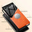 For iPhone Air Case Precise Cutout Leather Coated PC + TPU Phone Back Cover Built-in Metal Sheet - Green - 4