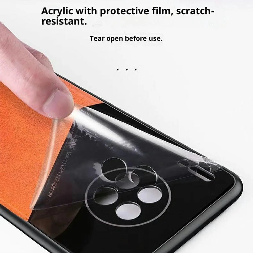 For iPhone 17 Pro Case Precise Cutout Leather Coated PC + TPU Phone Back Cover Built-in Metal Sheet - Green - 7
