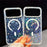 For iPhone 18 Pro / 17 Pro Compatible with MagSafe Rhinestone Edge Glitter Back TPU + PC IMD Phone Cover - Glitter Transparent - 4