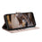 For Samsung Galaxy S26+ Case with Wrist Strap Leather Phone Cover Wall Cats Pattern - Smoky Purple - 2
