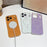 For iPhone 17 Pro Case Compatible with MagSafe Glitter Design TPU PC Phone Back Cover - Orange - 5