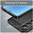 AMORUS For Samsung Galaxy S26+ Case Carbon Fiber Texture Brushed Protective Phone Cover - Black - 5