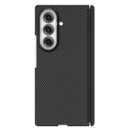 GKK For Samsung Galaxy Z Fold7 5G Case Aramid Fiber Texture Dual Axis PC Slim Phone Cover Magnetic Hinge Protection - 1