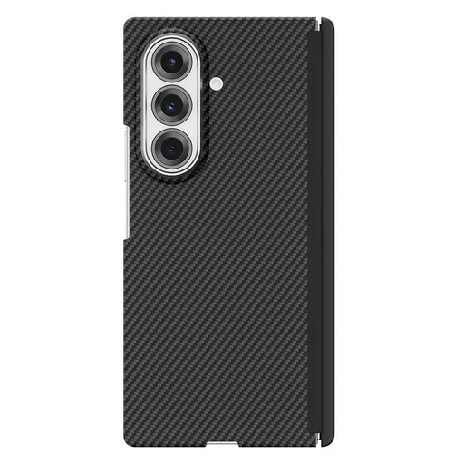 GKK For Samsung Galaxy Z Fold7 5G Case Aramid Fiber Texture Dual Axis PC Slim Phone Cover Magnetic Hinge Protection - 1