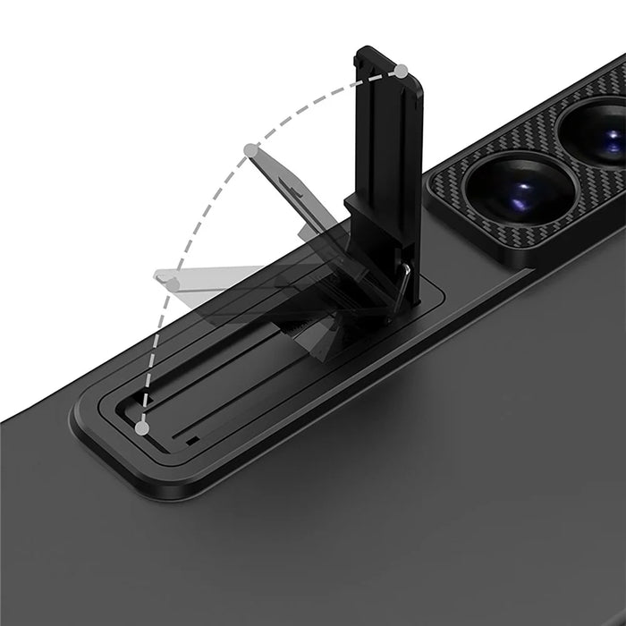 GKK For Samsung Galaxy S26 Ultra Case Slim Kickstand PC Phone Back Cover - Black - 3