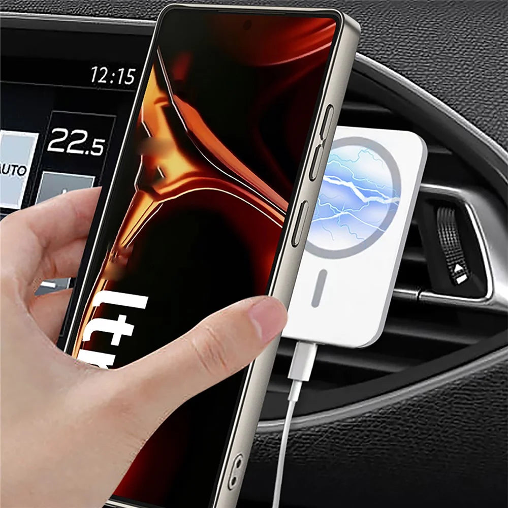 GKK For Samsung Galaxy S26 Ultra Magnetic Case Large Lens Cutout PU + TPU + PC Kickstand Phone Cover - Black - 2